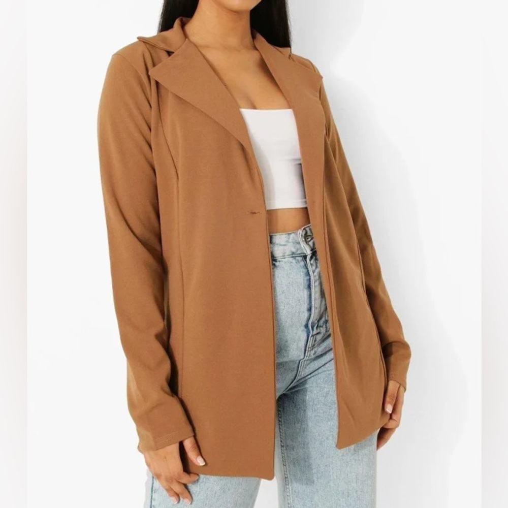 Skies Are Blue Boyfriend Oversized Blazer - L